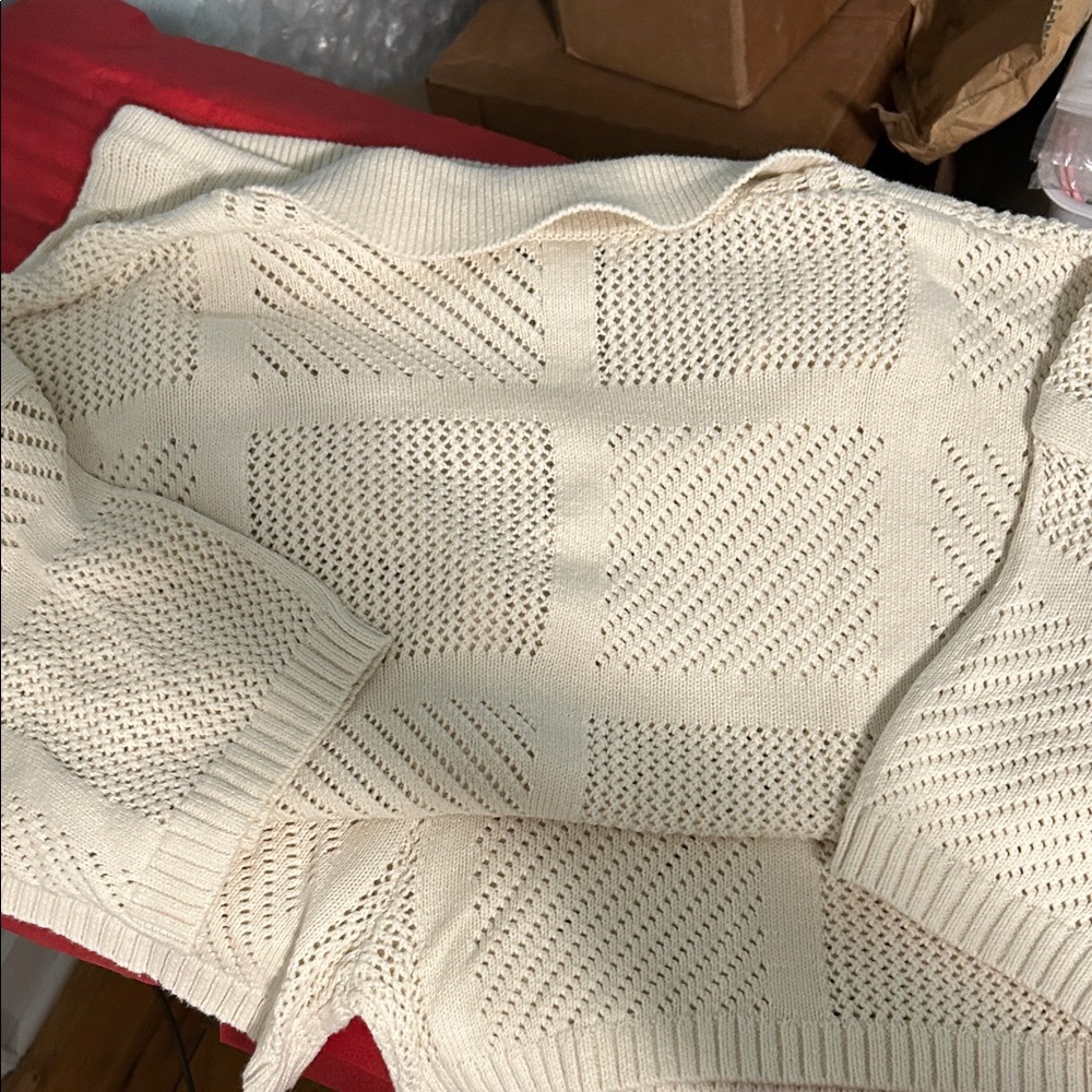 Gorgeous Cream Knit PJ Set - Picture 9 of 10